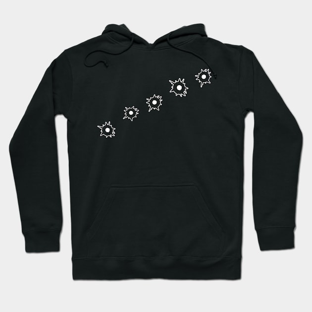 bullet holes Hoodie by Mamon